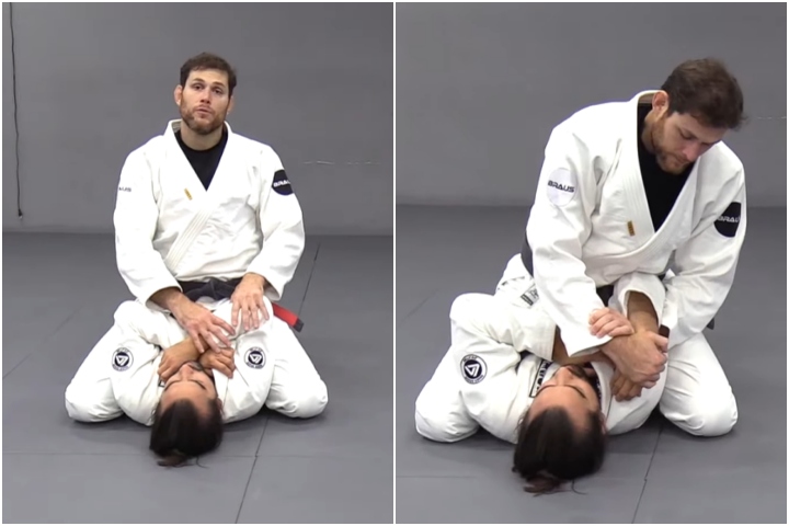 Roger Gracie Shows A Great Wrist Lock Setup From Mount