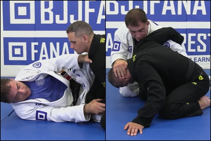 This Is How To Set Up A Head Cradle Sweep From Knee Shield