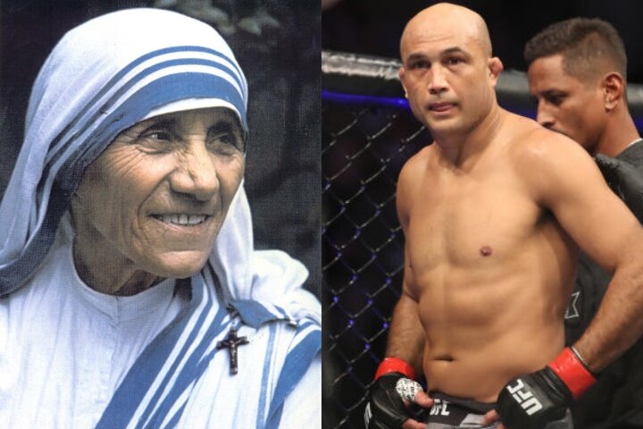 BJ Penn Sparks Another Controversy, Asking: “Was Mother Teresa A CIA Spy?”