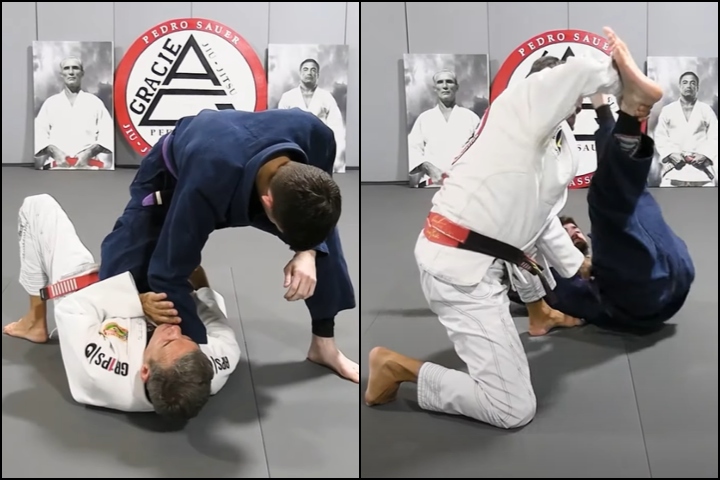 Pedro Sauer Has A Unique (& Insanely Effective) Knee On Belly Escape