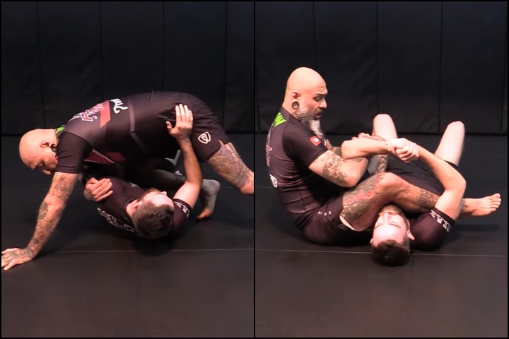 Here’s How To Hit The “Spin Around Armbar” From Knee On Belly