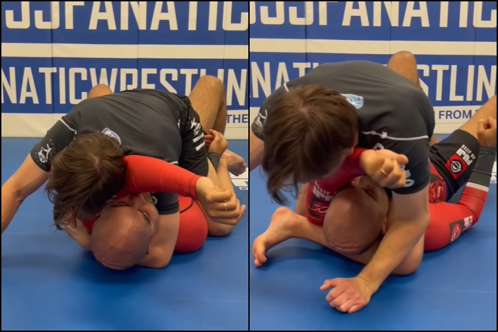 Gianni Grippo Shows A Neat Triangle Choke Setup From Arm Triangle