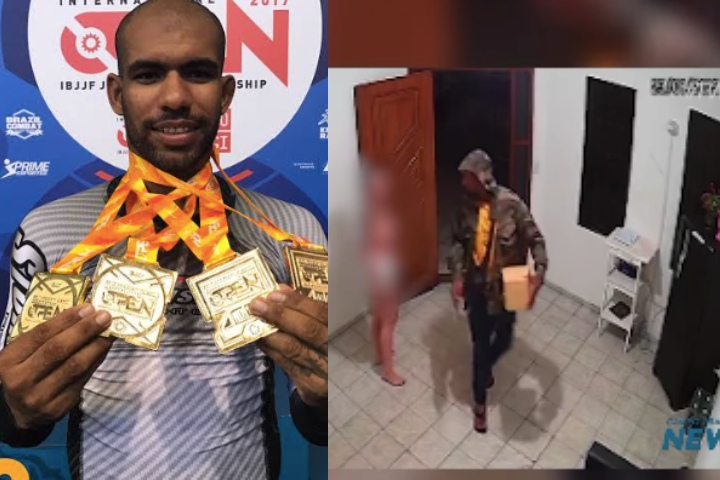 Video: 3X BJJ World Champion Erberth Santos Robbing a House Before His Arrest