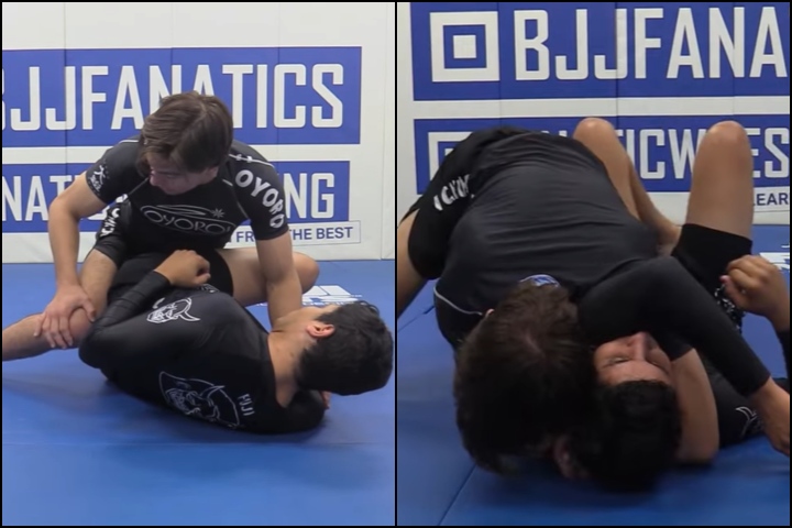 Gianni Grippo Has A Great Arm Triangle Entry From Leg Drag