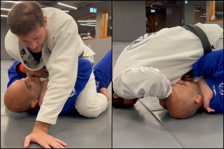 Roger Gracie Shows Details For The Perfect Cross Choke From Mount