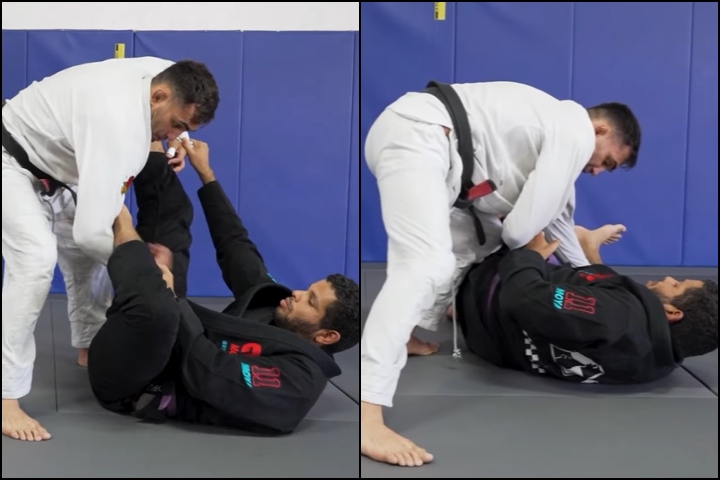 Lucas Leite Shows How To Pass Spider Lasso Guard