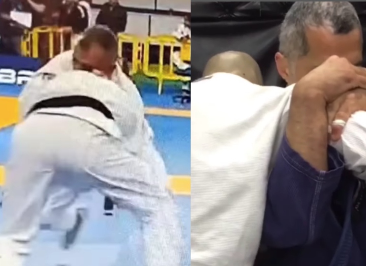 BJJ Black Belt Submits His Opponent with a Gnarly Standing Wrist Lock in Competition
