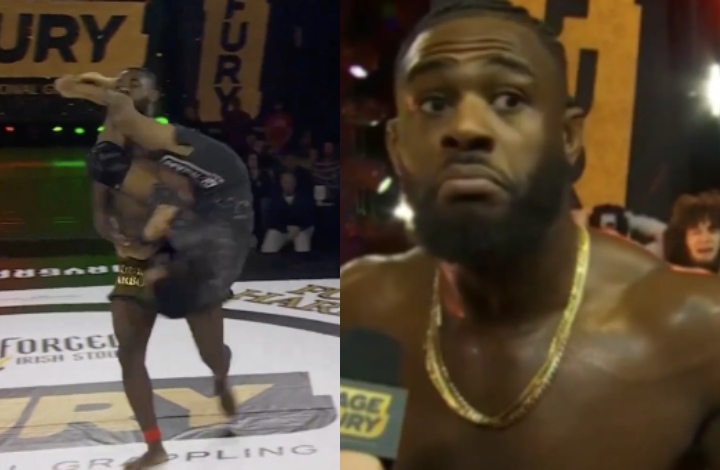 Frustrated Aljamain Sterling Loses to Butt Scooter in Grappling Match