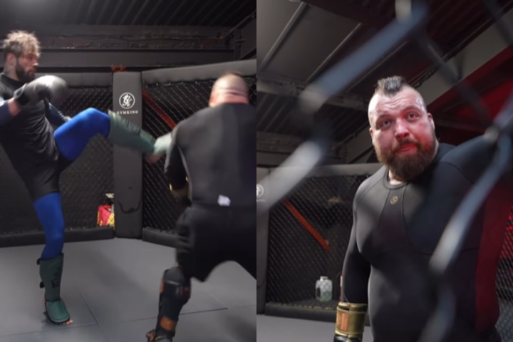 [WATCH] Eddie Hall, World’s Strongest Man, Gets Dropped By Headkick In MMA Sparring