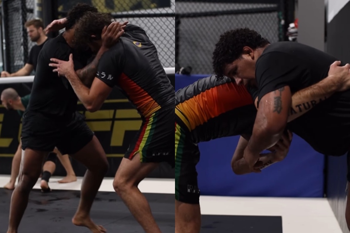 [WATCH]: Gilbert Burns & Roberto Jimenez Train Jiu-Jitsu Together