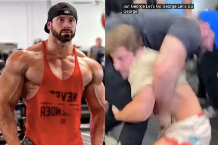 Bodybuilder Bradley Martin Who Keeps Challenging MMA Fighters Taken Down by Man Half His Size