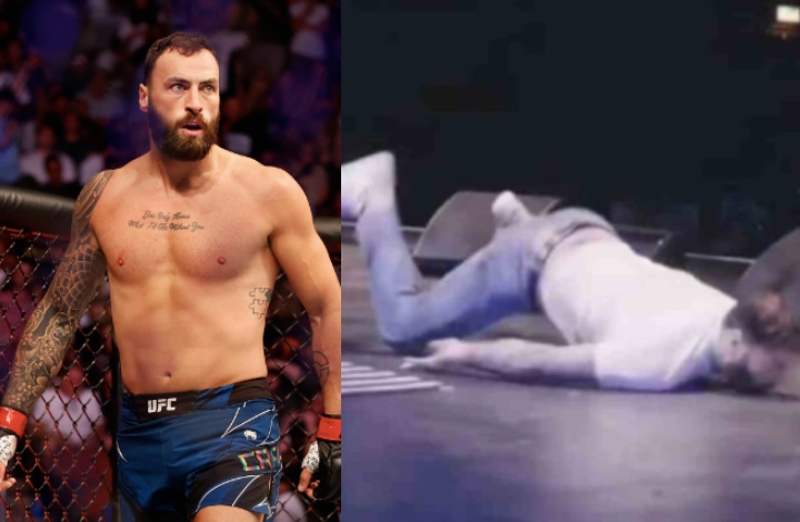 (Video) UFC’s Paul Craig Face Plants Into Stage after Backflip Fail