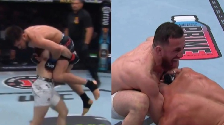 Watch: Merab Carries Cejudo Around like a Baby at UFC 298 and Jokes with Zuckerberg
