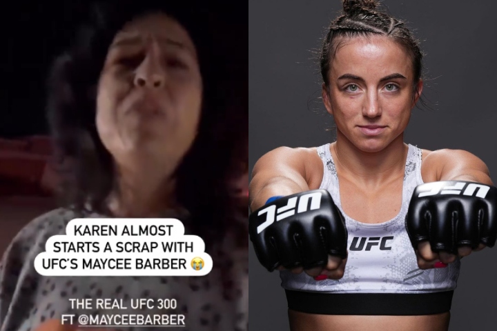 [WATCH] Drunk “Karen” Nearly Picks A Fight With UFC Fighter Maycee Barber