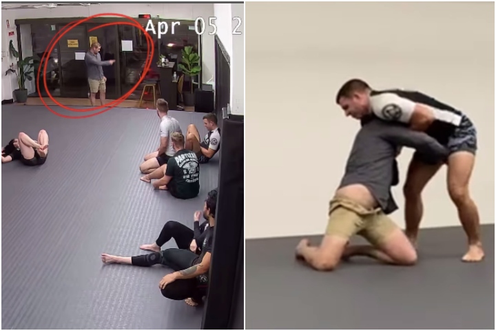 Drunk Guy Walks into  BJJ gym & Challenges the Coaches